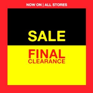 Clearance everything